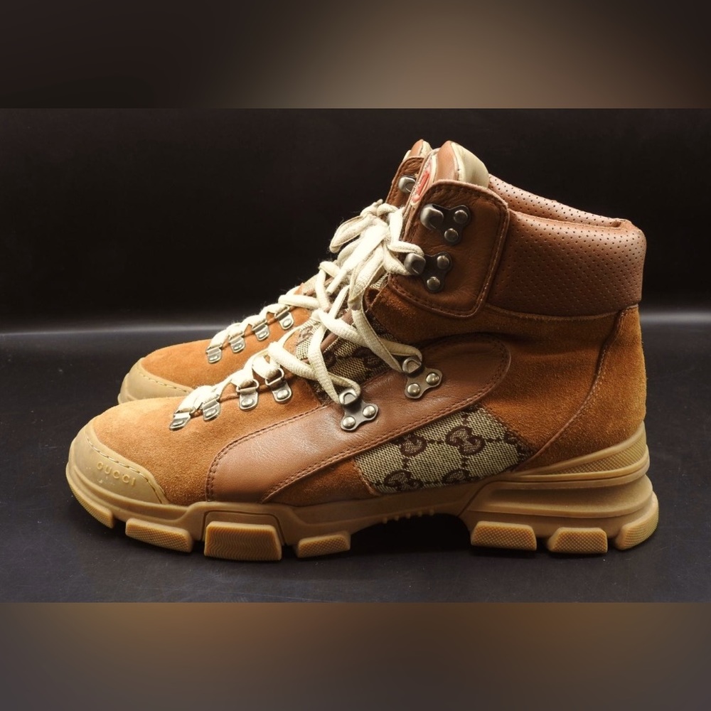 Original Journey GG Leather Trekking Boots Men size 11.5 US - Picture 11 of 17